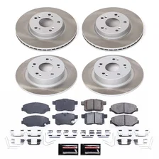Front and Rear SEMI-COATED ROTOR KIT for Honda Accord image 1