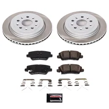 Rear SEMI-COATED ROTOR KIT for Cadillac CTS image 1