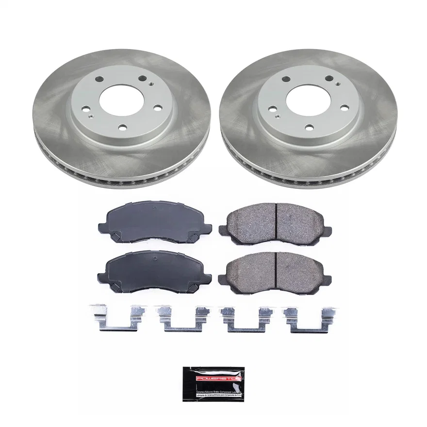 Front SEMI-COATED ROTOR KIT for Mitsubishi