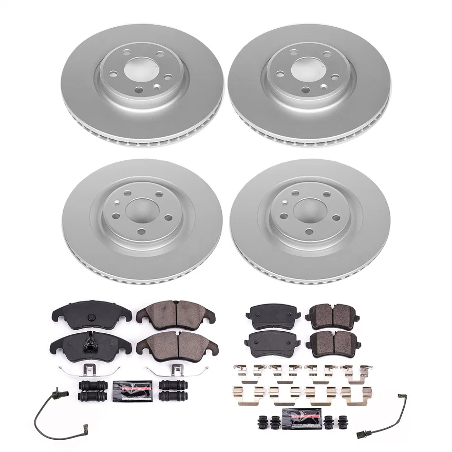 Front and Rear Z23 COATED BRAKE KIT for Audi