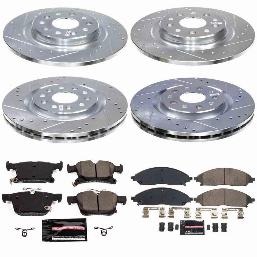 Front and Rear Z23 EVOLUTION BRAKE KIT for Chrysler Pacifica