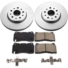 Front Z17 COATED BRAKE KIT for Cadillac CT6 image 2