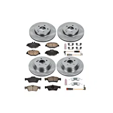 Front and Rear AUTOSPECIALTY BRAKE KIT for Mercedes-Benz E350 image 2