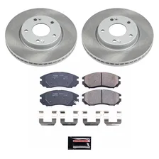 Front SEMI-COATED ROTOR KIT for Hyundai Tiburon image 1