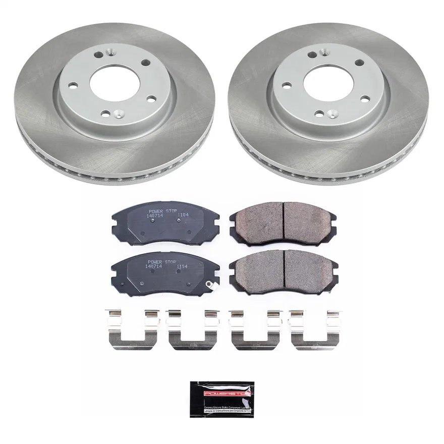 Front SEMI-COATED ROTOR KIT for Hyundai Tiburon