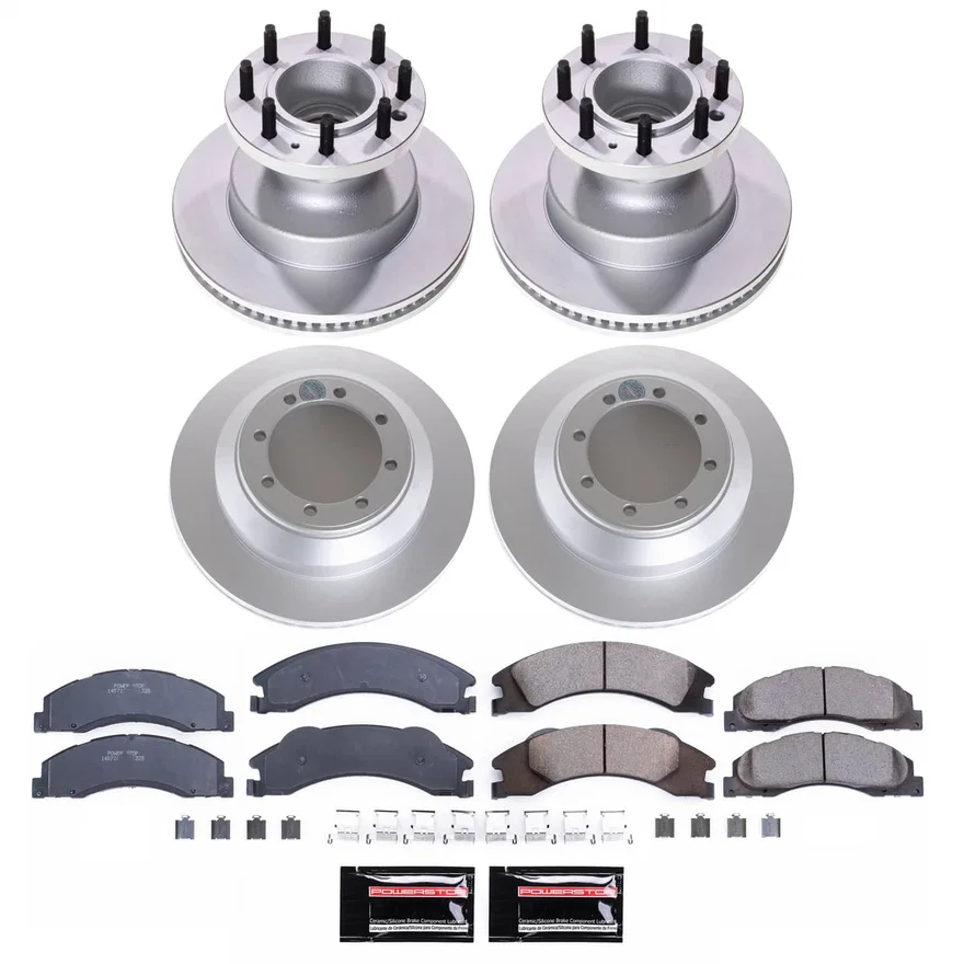 Front and Rear Z17 COATED BRAKE KIT for Ford