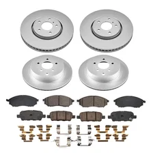 Front and Rear Z17 COATED BRAKE KIT for INFINITI FX35 image 1