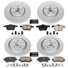 Front and Rear Z23 COATED BRAKE KIT for Volvo image 2