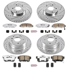Front and Rear Z26 STREET BRAKE KIT for Acura TL image 2
