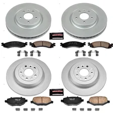 Front and Rear Z17 COATED BRAKE KIT for Ford Taurus image 2