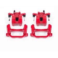 Rear RED CALIPER PAIR W/BRKT for INFINITI image 2