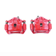Front RED CALIPER PAIR W/BRKT image 2