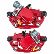 Rear RED CALIPER PAIR W/BRKT for Mazda 3 image 3