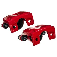 Rear RED CALIPER PAIR W/BRKT for Dodge Dakota image 6