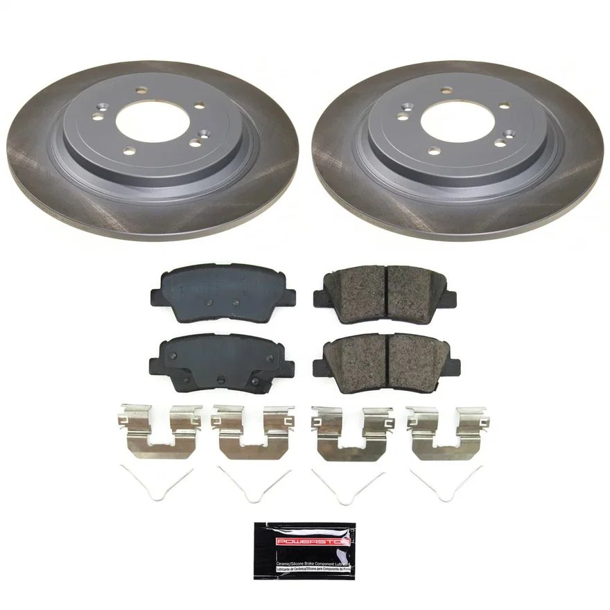 Rear SEMI-COATED ROTOR KIT for Hyundai Nexo