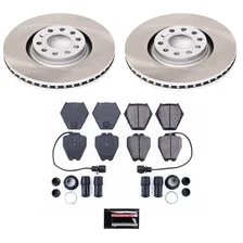 Front SEMI-COATED ROTOR KIT for Audi image 1