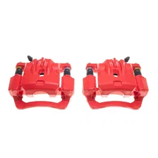 Rear RED CALIPER PAIR for Subaru image 2