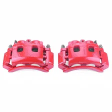 Front RED CALIPER PAIR W/BRKT for Dodge Ram 1500 image 2