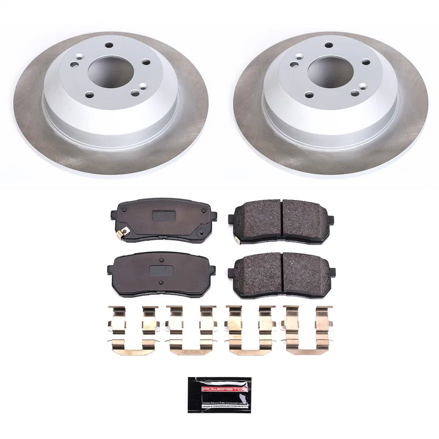 Rear SEMI-COATED ROTOR KIT for Kia Sedona