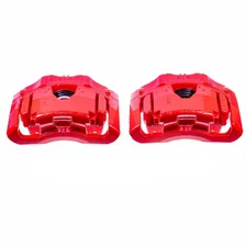 Front RED CALIPER PAIR W/BRKT for Volvo XC90 image 2