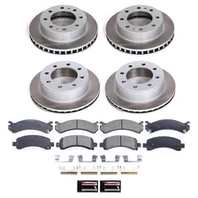 Front and Rear SEMI-COATED ROTOR KIT image 1