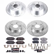 Front and Rear Z23 EVOLUTION BRAKE KIT for Nissan Sentra image 2