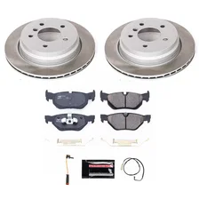 Rear SEMI-COATED ROTOR KIT for BMW 325xi image 1