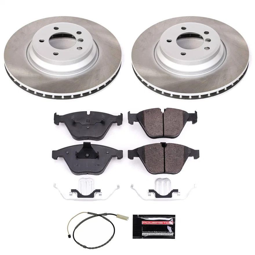 Front SEMI-COATED ROTOR KIT for BMW