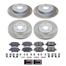 Front and Rear SEMI-COATED ROTOR KIT for Chevrolet image 1