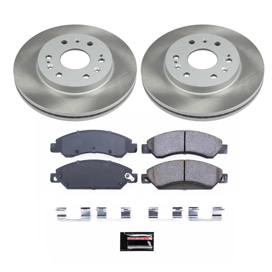 Front SEMI-COATED ROTOR KIT for GMC