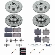 Front and Rear AUTOSPECIALTY BRAKE KIT for Mercedes-Benz CL500 image 2