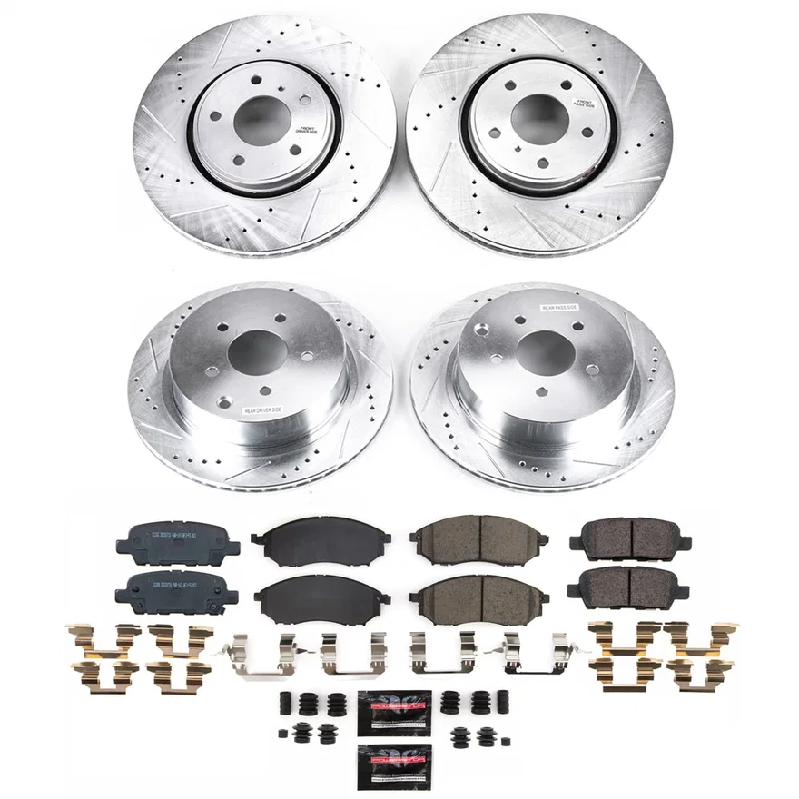 Front and Rear Z23 EVOLUTION BRAKE KIT for INFINITI FX35