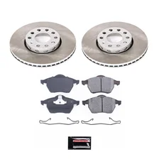 Front SEMI-COATED ROTOR KIT for Audi image 1
