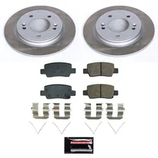 Rear SEMI-COATED ROTOR KIT for Hyundai Elantra image 1