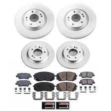 Front and Rear Z17 COATED BRAKE KIT for Kia Optima image 1