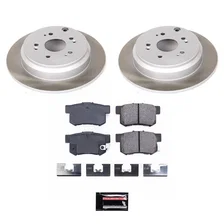 Rear SEMI-COATED ROTOR KIT for Acura RDX image 1