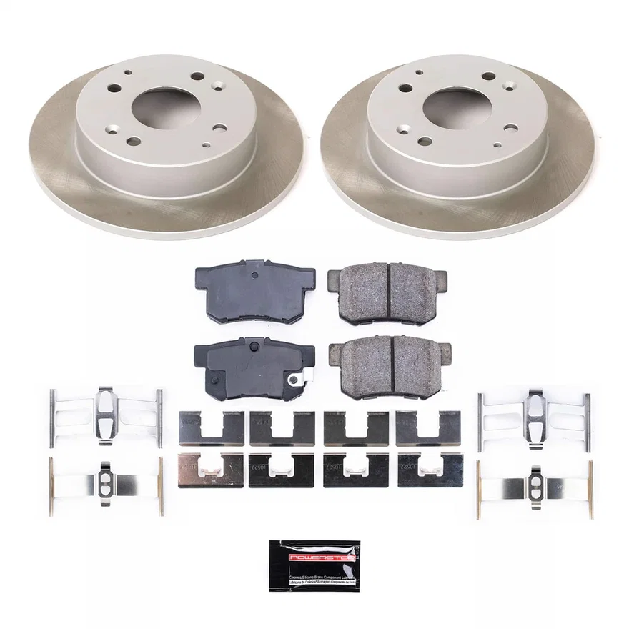 Rear SEMI-COATED ROTOR KIT