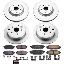 Front and Rear Z17 COATED BRAKE KIT for Subaru WRX image 2
