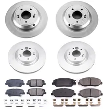 Front and Rear Z17 COATED BRAKE KIT for Hyundai Genesis image 2