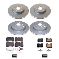 Front and Rear Z17 COATED BRAKE KIT for Subaru image 2