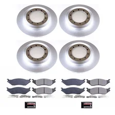 Front and Rear Z17 COATED BRAKE KIT for Ford F-53 Motorhome Chassis image 2
