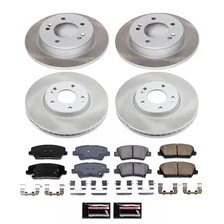 Front and Rear SEMI-COATED ROTOR KIT for Kia Forte5 image 1