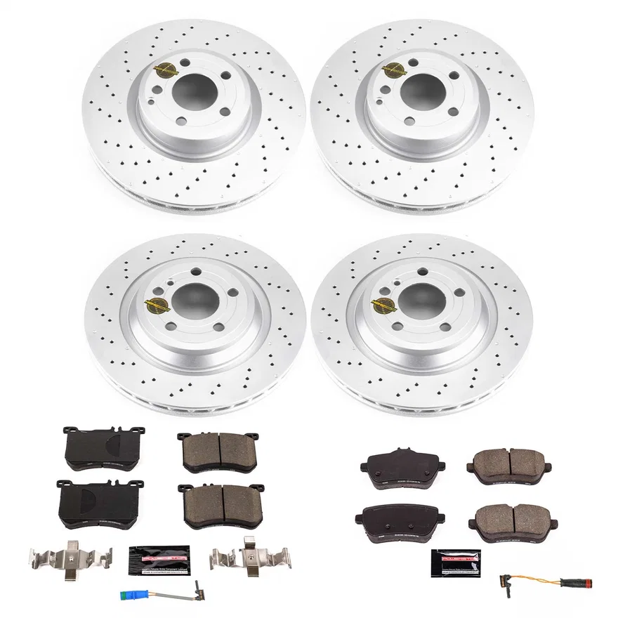 Front and Rear Z23 COATED BRAKE KIT for Mercedes-Benz