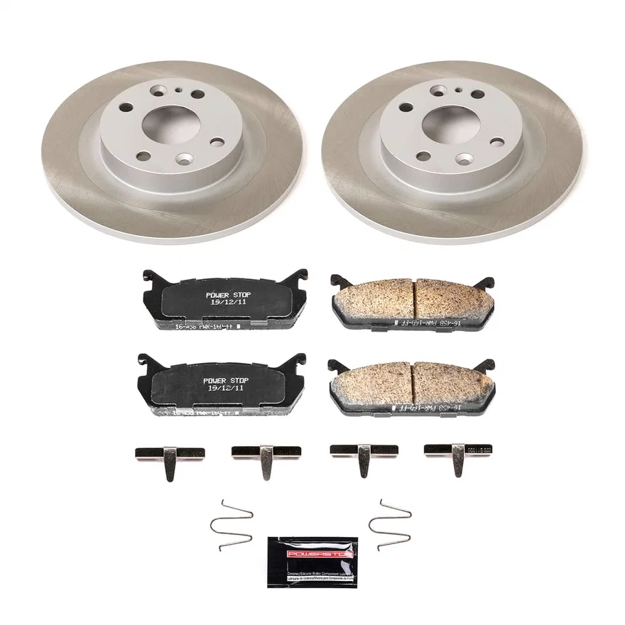 Rear SEMI-COATED ROTOR KIT