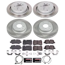 Front and Rear SEMI-COATED ROTOR KIT for Land Rover Range Rover Sport image 1