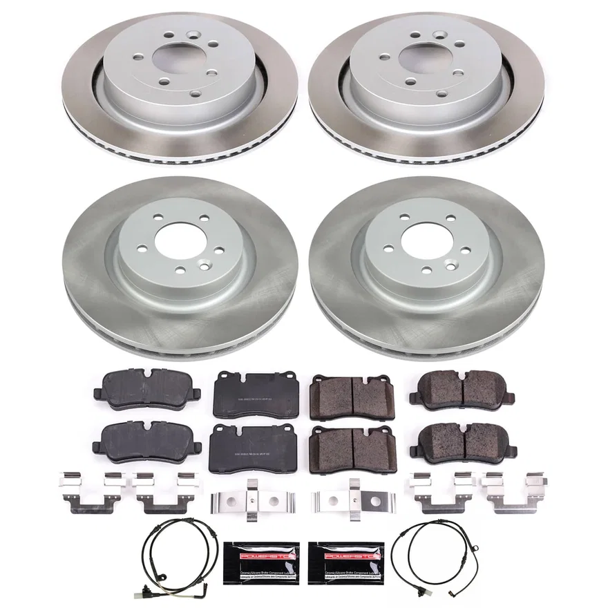Front and Rear SEMI-COATED ROTOR KIT for Land Rover Range Rover Sport