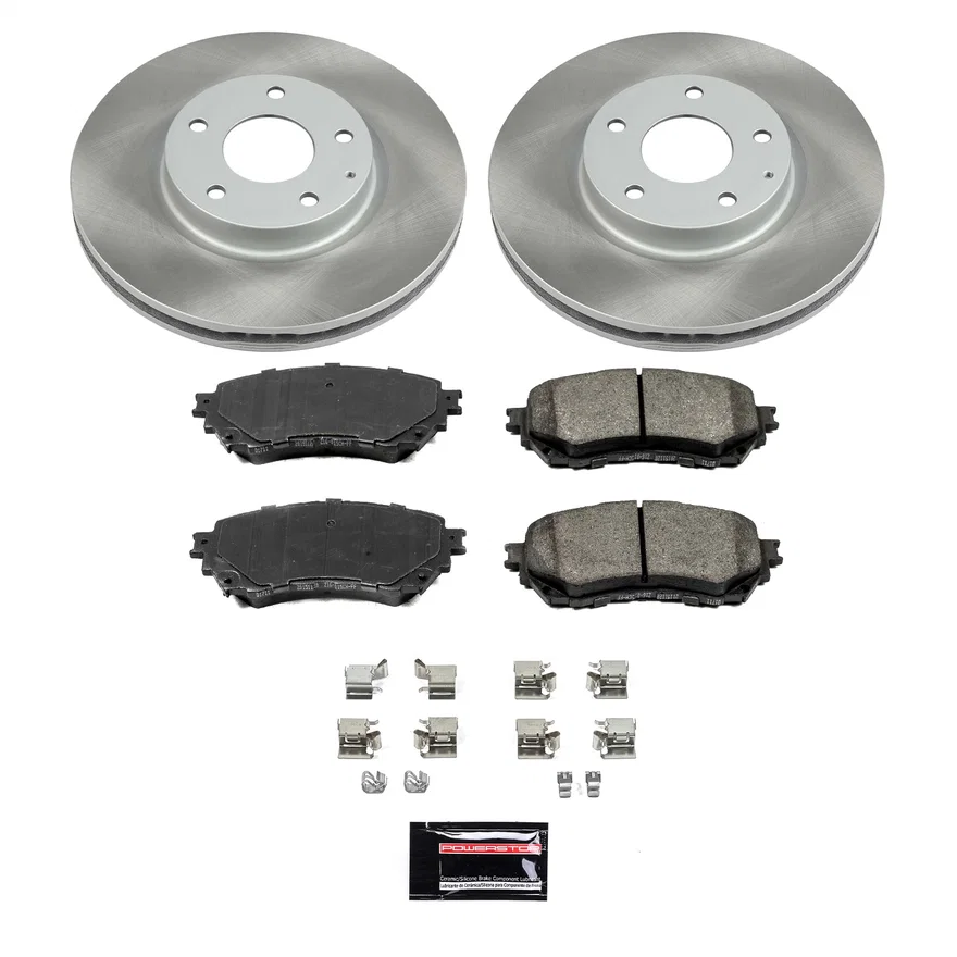 Front SEMI-COATED ROTOR KIT for Mazda 6