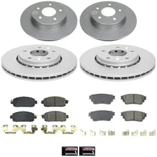 Front and Rear Z17 COATED BRAKE KIT for Nissan Kicks image 1