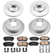 Front and Rear Z17 COATED BRAKE KIT for Kia Sportage image 2
