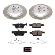 Rear SEMI-COATED ROTOR KIT for Ford Fusion image 1